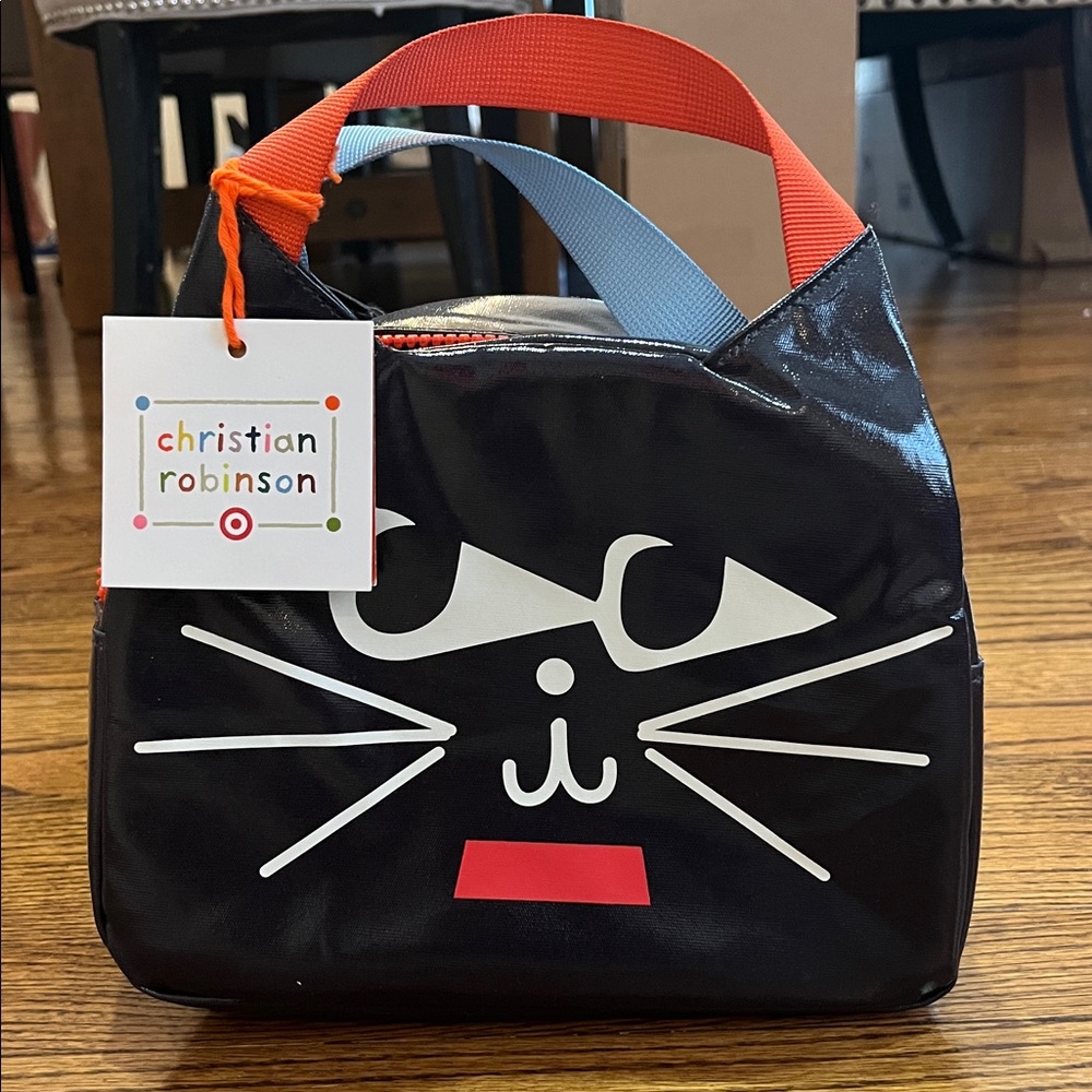 Black Cat Face Tote Bag